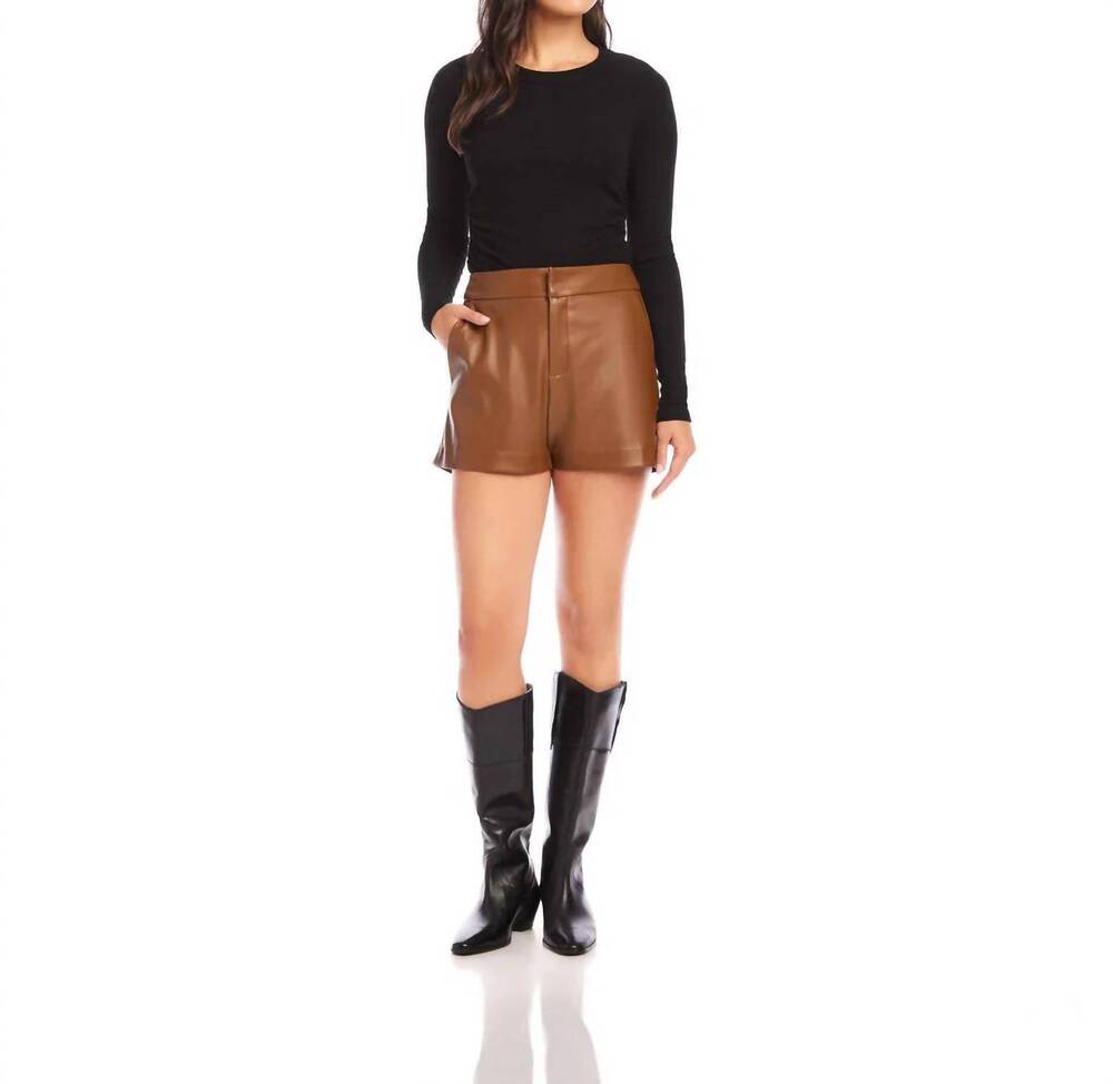 NEW FIFTEEN TWENTY side-shirred long sleeve top in black